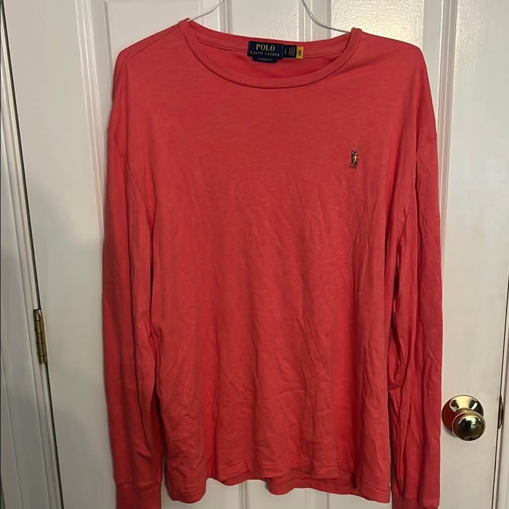 Polo Ralph Lauren Coral Long Sleeve Shirt